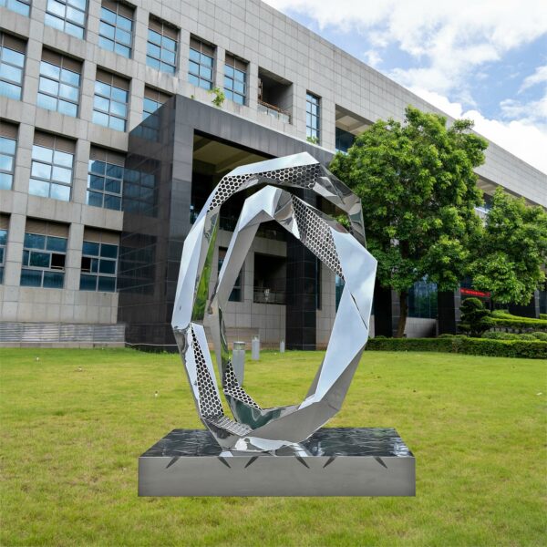 Stainless steel sculpture art