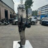 Stainless Steel Astronaut Sculpture