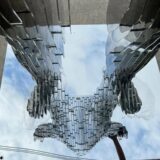 Stainless Steel Astronaut Sculpture
