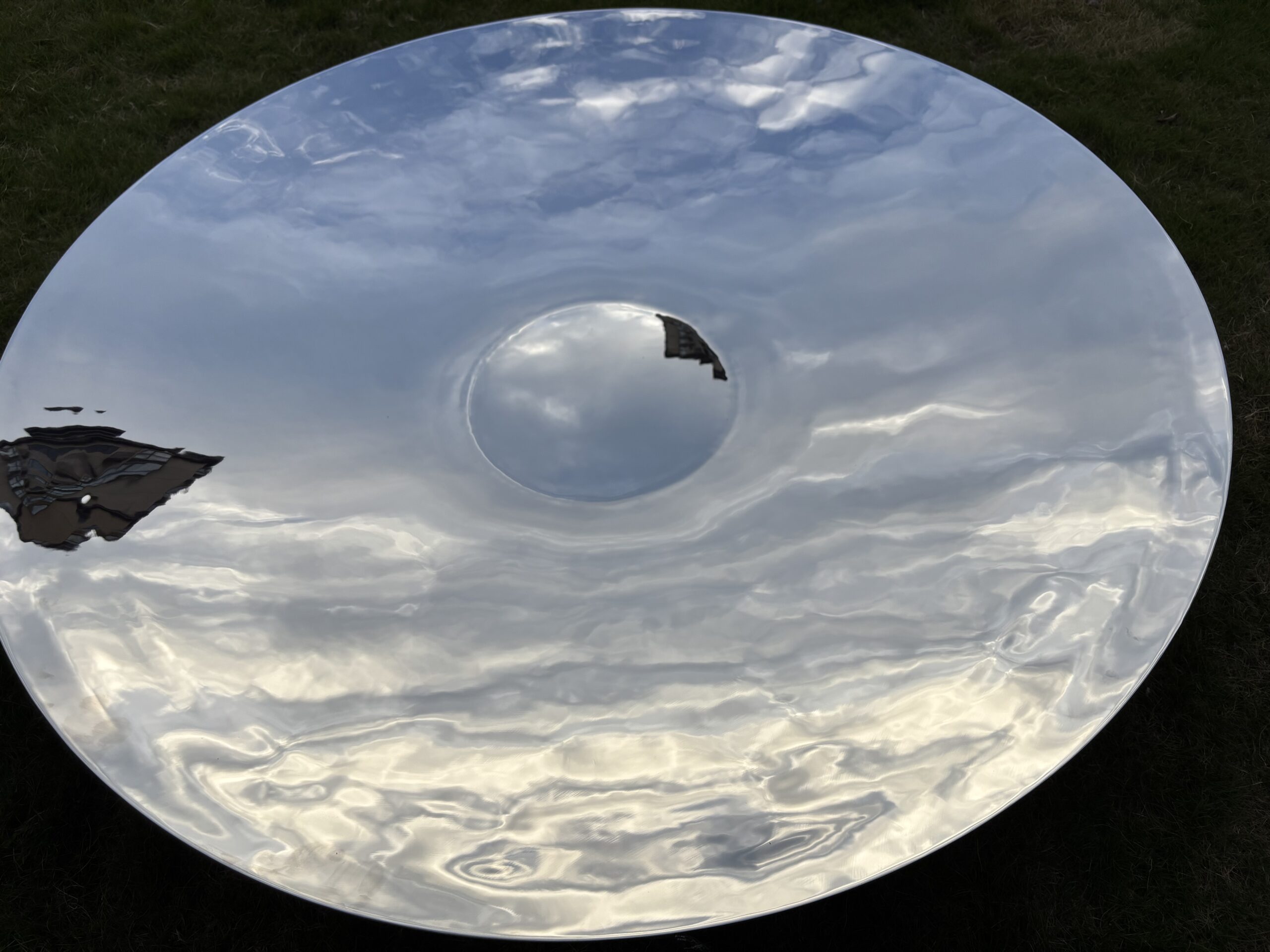 a 2-meter-diameter concave mirror